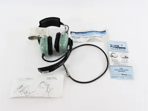 NOS DAVID CLARK H5030 Aircraft Aviation Headset (5965-00-100-1291) P/N:12511G-01